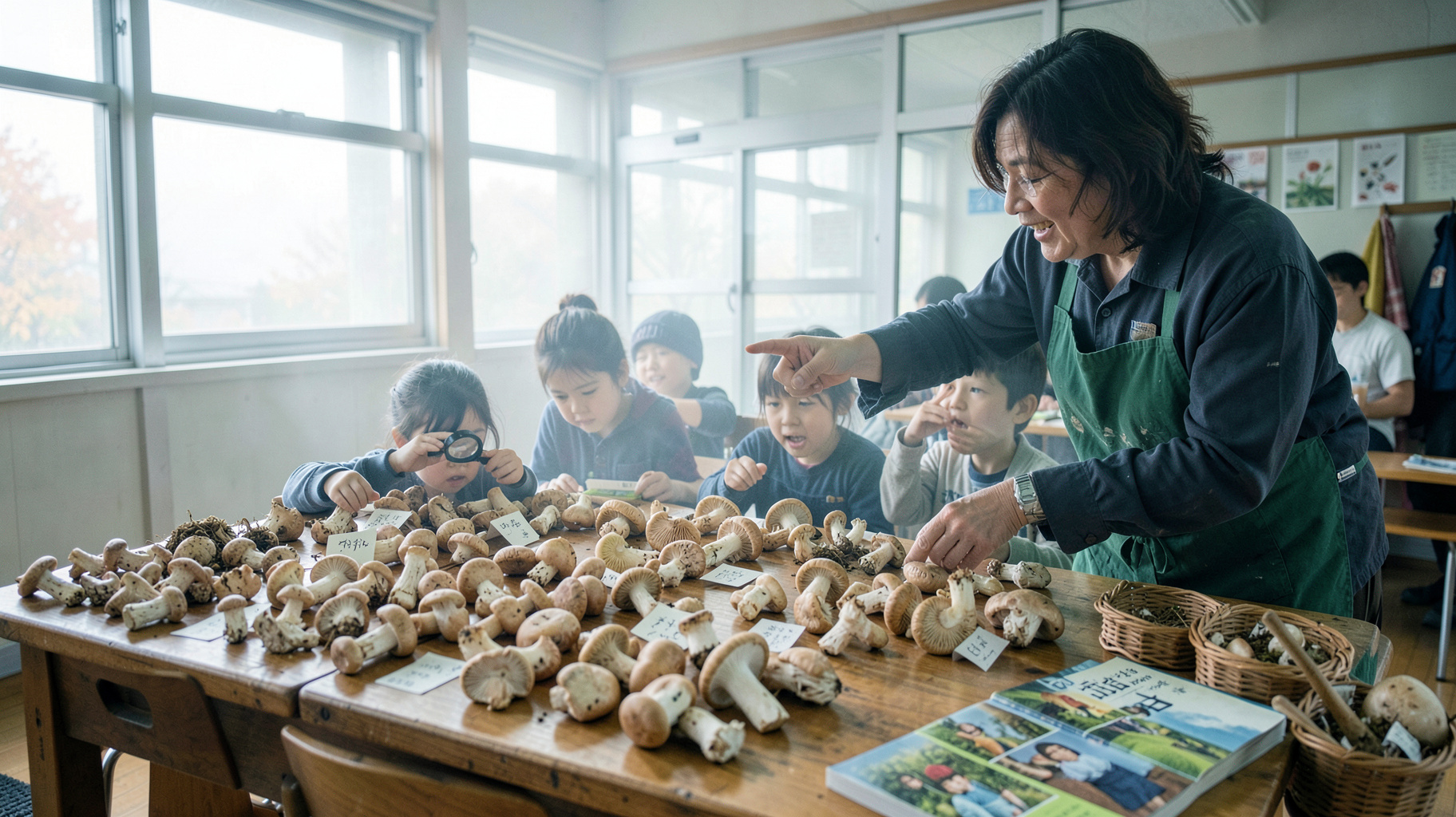 多摩のキノコ展、実物200種超が示す菌類ファンの伸びしろ